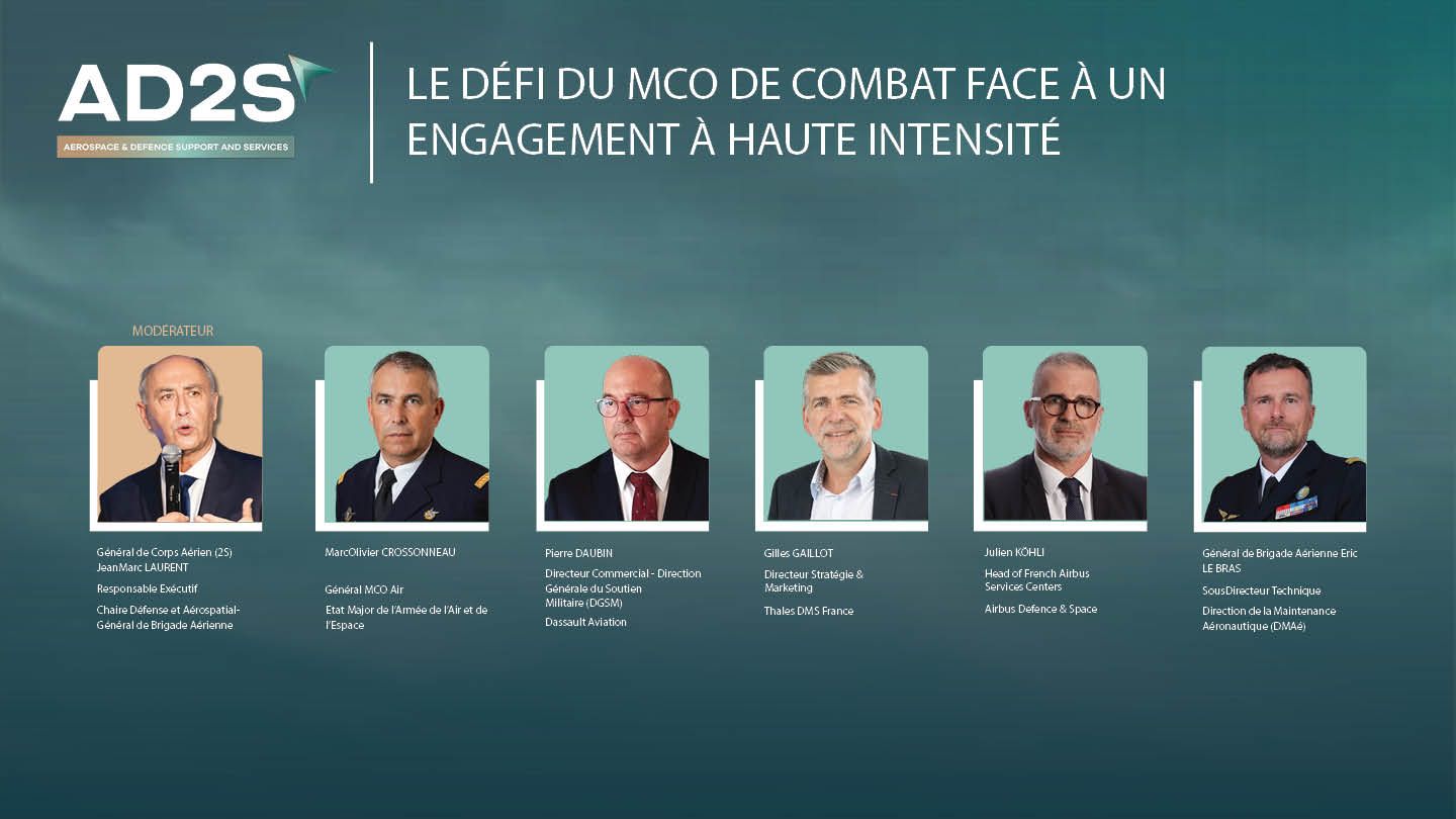 Lors de la table ronde AD2S du 13 janvier dernier dont le thème était « Le défi du MCO de combat face à un engagement de haute intensité », l’intervention de Julien Köhli, Head of French Airbus Services Centers chez Airbus Defence & Space, a proposé une lecture industrielle de ce que représente concrètement un engagement de haute intensité pour un acteur majeur du soutien aéronautique militaire. 